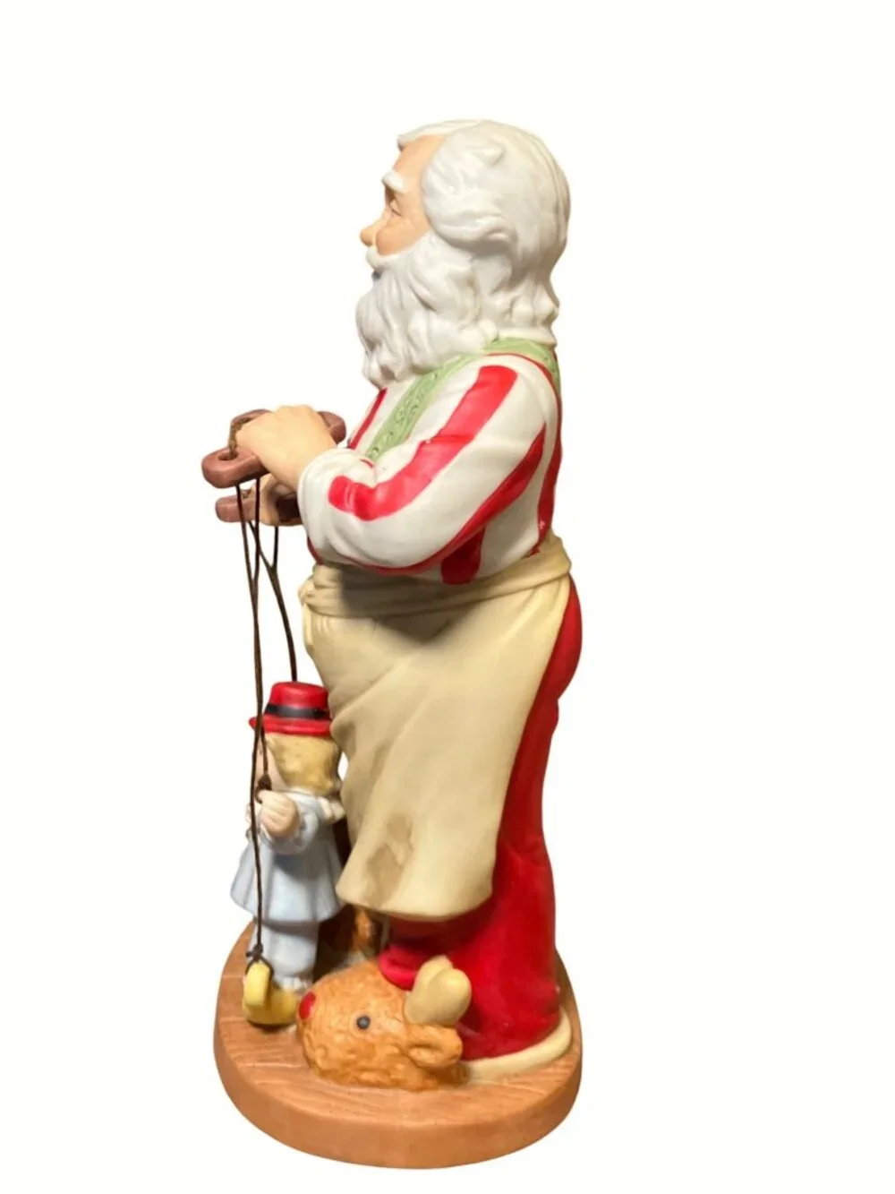 Santas Puppet Show Figurine Home Interiors Collectible Holiday Decor 1997